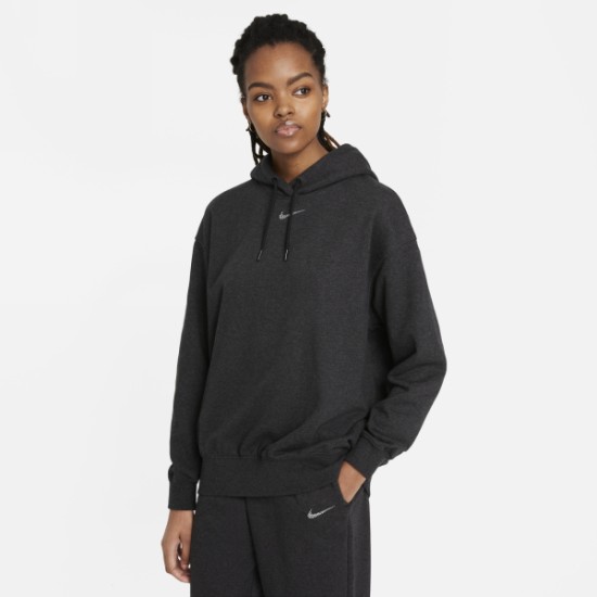 W NSW CLN ESSENTIALS   BLACK HEATHER/WHITE