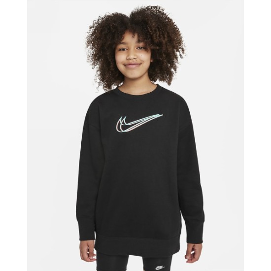 NIKE SPORTSWEAR DANCE SWEATSHIRT  BLACK