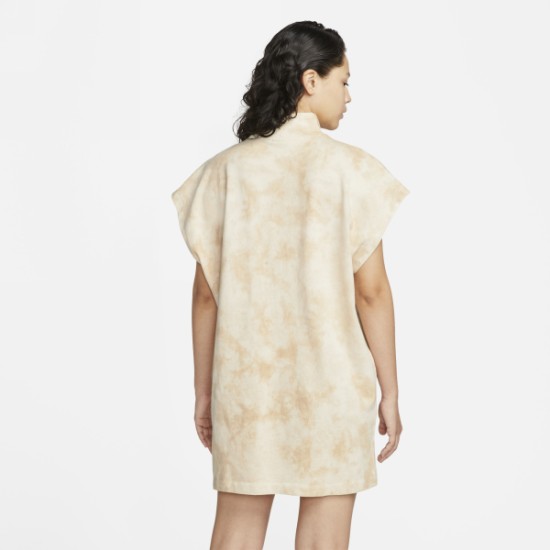 W NSW WASH JRSY DRESS  SANDDRIFT/WHITE