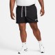 M NK CLUB WVN LND FLOW SHORT  BLACK/WHITE