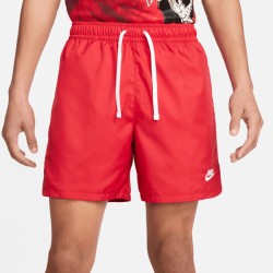 M NK CLUB WVN LND FLOW SHORT  UNIVERSITY RED/WHITE