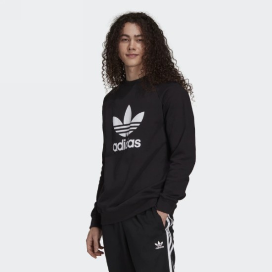 TREFOIL CREW BLACK/WHITE