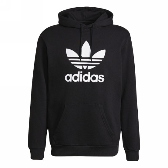 ADICOLOR TREFOIL HOODY  BLACK/WHITE