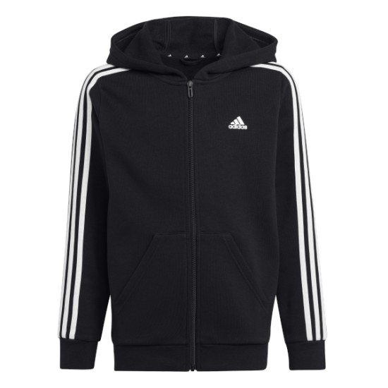 U 3S FL FZ HOOD BLACK/WHITE