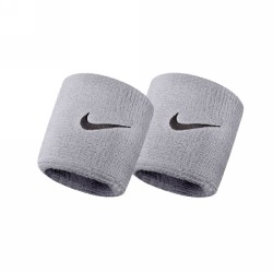 NIKE SWOOSH WRISTBANDS GREY HEATHER/BLACK NIKE SWOOSH WRISTBANDS GREY HEATHER/BLACK
