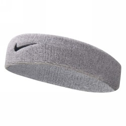 NIKE SWOOSH HEADBAND GREY HEATHER/BLACK NIKE SWOOSH HEADBAND GREY HEATHER/BLACK