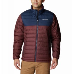 M POWDER LITE JACKET   ELDERBERRY/COLLAGIATE NAVY